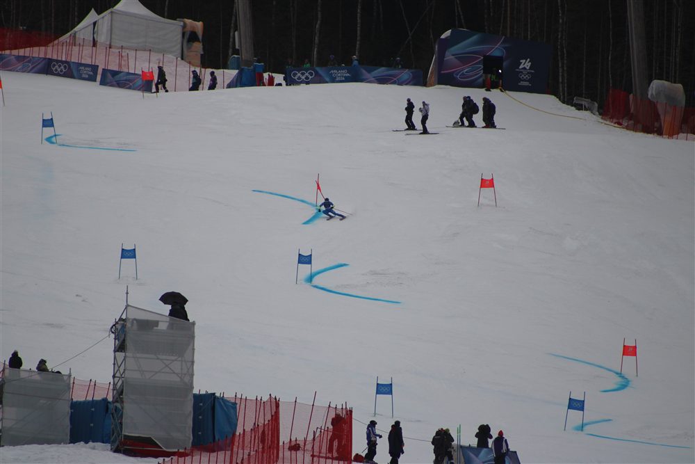 Slalom géant sur la piste de Bormio (JO 2026)